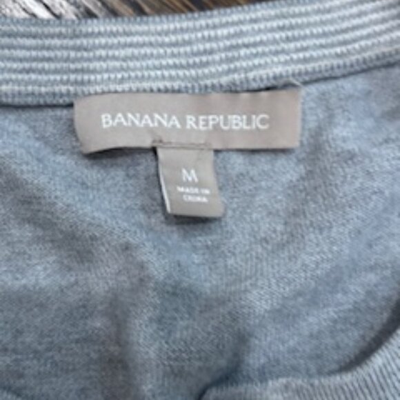 Clearance: Banana Republic think knit cotton sweater/top sz S/M - Picture 2 of 6